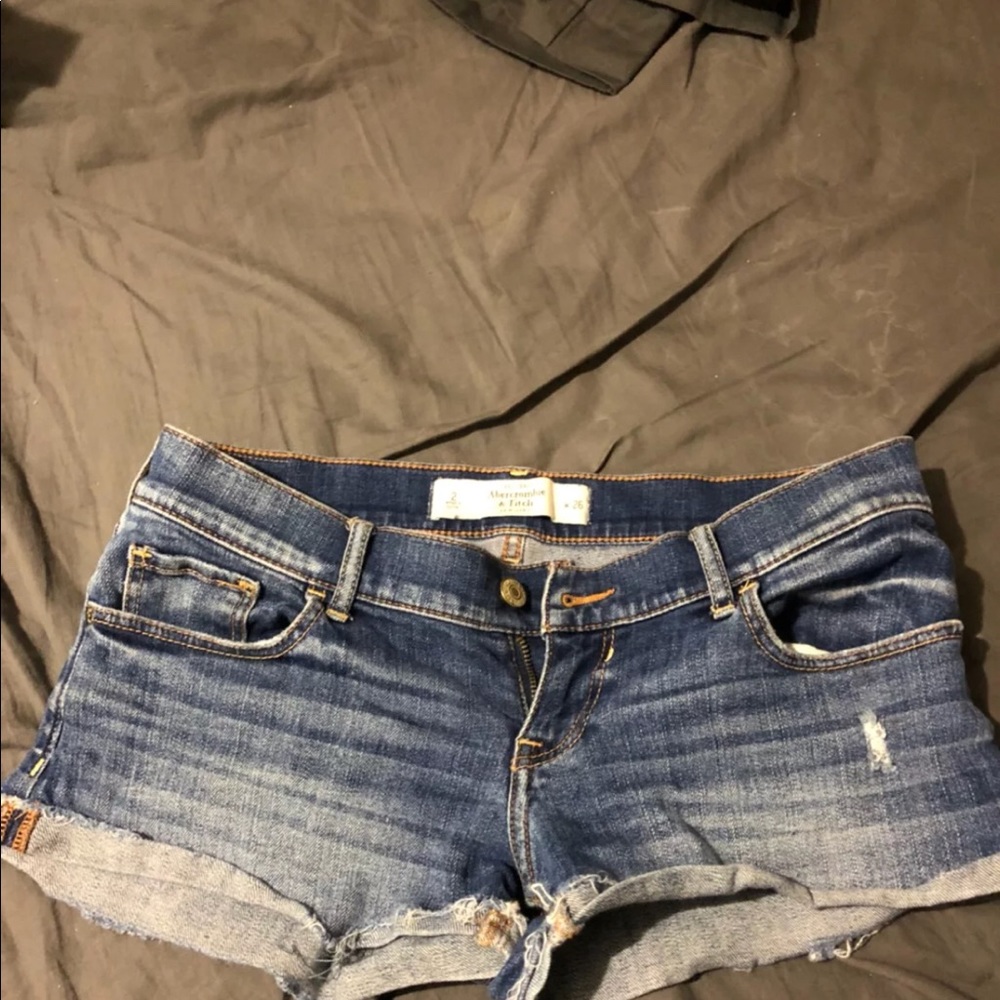 Abercrombie &fitch denim shorts